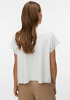 Vero Moda Alice Knit Polo Top, White