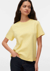 Vero Moda AWARE Naima Basic Round Neck T-Shirt, Yellow