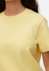 Vero Moda AWARE Naima Basic Round Neck T-Shirt, Yellow