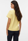 Vero Moda AWARE Naima Basic Round Neck T-Shirt, Yellow