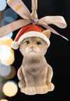 Aynsley Christmas Kitten Hanging Ornament
