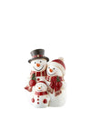 SNOWMAN FAMILY FIGURINE
