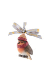WOOLY HAT ROBIN HANGING ORNAMENT