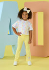 A Dee Samantha Tee and Flare Set, Yellow