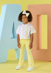 A Dee Samantha Tee and Flare Set, Yellow