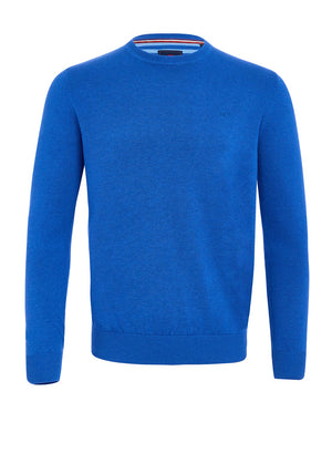 Andre Achill Crew Neck Sweater, Cobalt Blue