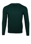Andre Achill Cotton Crew Sweater, Forest Green