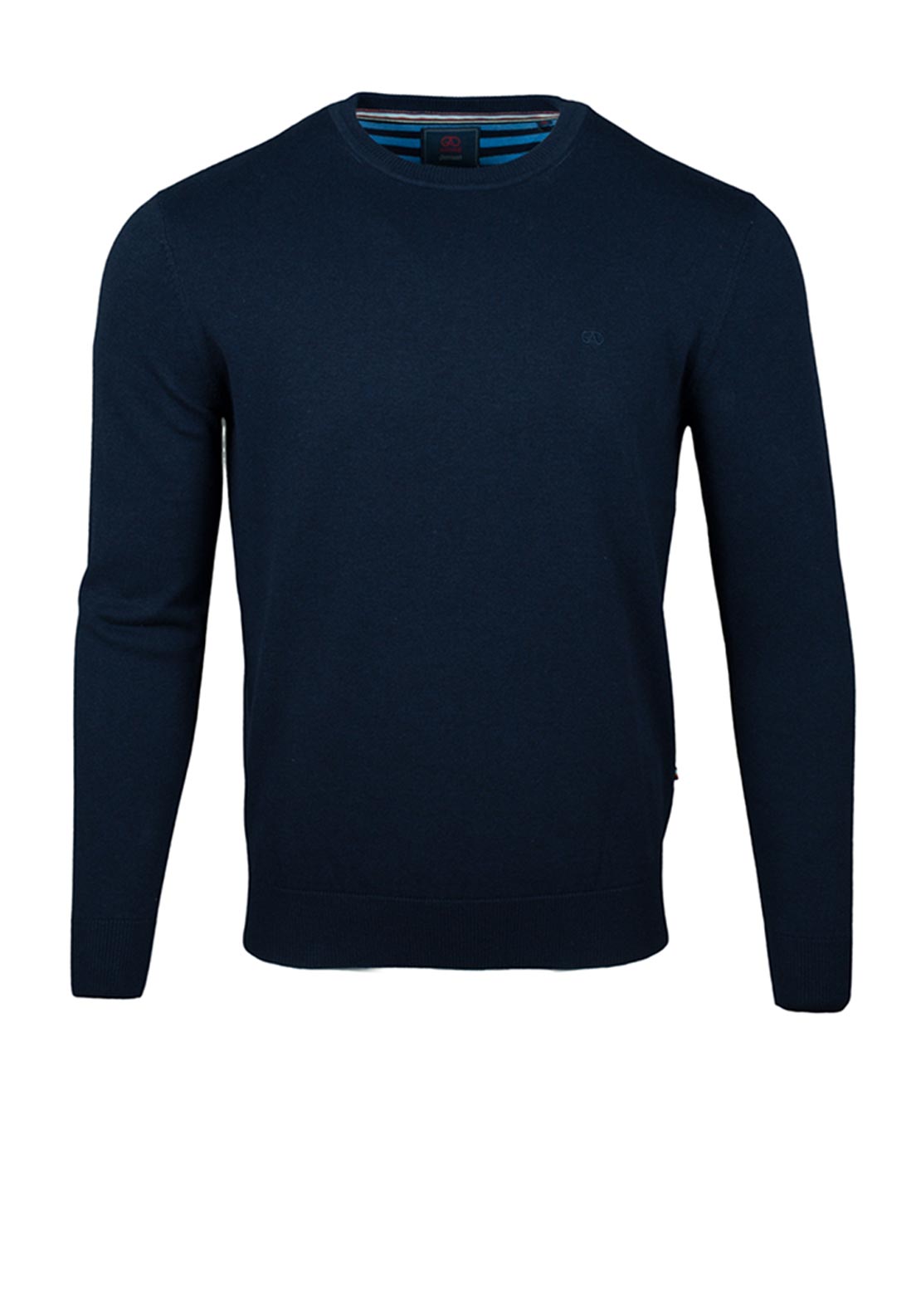 Andre Achill Cotton Crew Neck Sweater, Navy