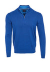 Andre Adare Quarter Zip Sweater, Cobalt