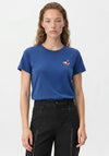Vero Moda Lilah Embroidered Detail T-Shirt, Blue