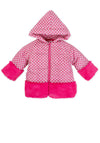 Agatha Ruiz De La Prada Girls Printed Puffer Coat, Fuchsia