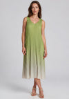 Alquema One Size Long Estrella Dress & Coat Set, Green Peridot