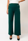 Anonymous Straight Leg Trousers, Bottle Green