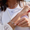 ChloBo Birthstone Bracelet, Silver