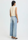 B.Young Mikala Sleeveless Cotton Waistcoat, Cream