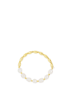 Absolute Contrasting Pearl Bracelet, Gold