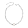 Absolute Pearl Cube Bracelet, Silver