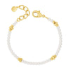 Absolute Pearl Beaded Bracelet, Gold