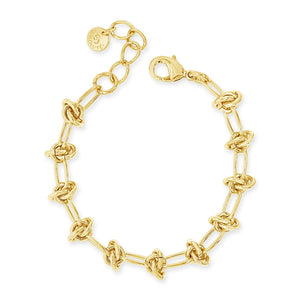 Absolute Knot Chain Link Bracelet, Gold