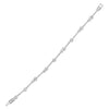 Absolute CZ Pavé Link Bracelet, Silver