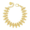 Absolute Textured Link Bracelet, Gold