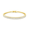 Absolute CZ Baguette Bangle, Gold