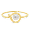 Absolute Slip-On Pearl Bangle, Gold