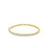 Absolute CZ Statement Bangle, Gold