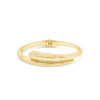 Absolute Hinged Bangle, Gold