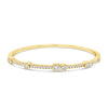 Absolute CZ Cluster Bangle, Gold