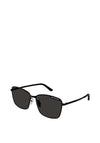 Balenciaga BB0280SA Unisex Everyday Sunglasses, Black