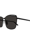 Balenciaga BB0280SA Unisex Everyday Sunglasses, Black