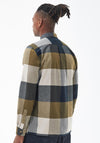 Barbour Mens Alberta Check Tailored Shirt, Olive