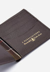 Barbour Amble Leather Billfold Wallet, Dark Brown