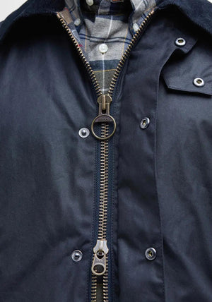 Barbour Men’s Ashby Wax Jacket, Navy