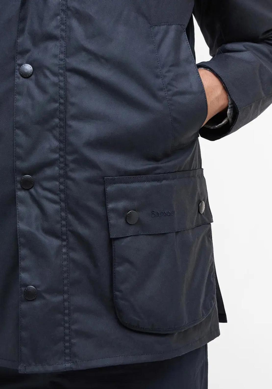 Barbour Men’s Ashby Wax Jacket, Navy