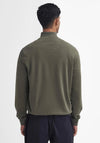 Barbour Men’s Beckhill Quarter Zip Sweatshirt, Mid Olive