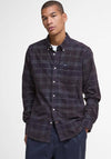 Barbour Men’s Blair Cord Tartan Tailored Shirt, Midnight Oak