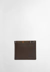 Barbour Men’s Brodick Tartan & Leather Bifold Wallet, Brown