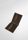 Barbour Men’s Brodick Tartan & Leather Bifold Wallet, Brown
