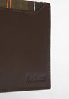 Barbour Men’s Brodick Tartan & Leather Bifold Wallet, Brown