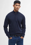 Barbour Men’s Cotton Half Zip Sweater, Navy