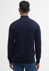 Barbour Men’s Cotton Half Zip Sweater, Navy