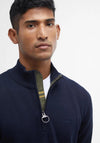 Barbour Men’s Cotton Half Zip Sweater, Navy