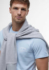 Barbour Cranmer Logo T-Shirt, Ocean Sky