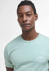 Barbour Cranmer Logo T-Shirt, Vintage Pale Apple