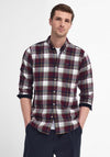 Barbour Men’s Crossfell Tailored Check Shirt, Merlot