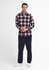 Barbour Men’s Crossfell Tailored Check Shirt, Merlot