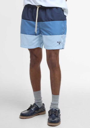 Barbour Dale Stripe Swim Shorts, Blue Multi