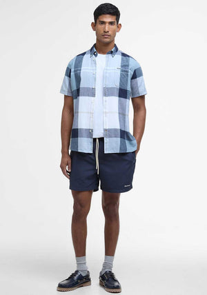Barbour Douglas Tartan Tailored Shirt, Blue